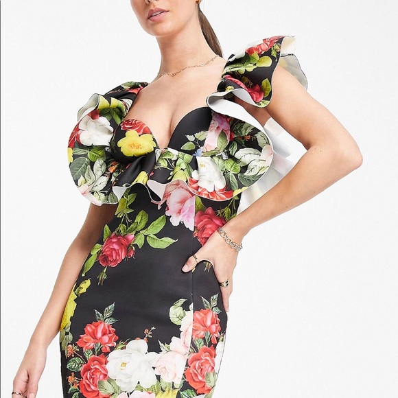 Floral Print Dress - Picture 1 of 3